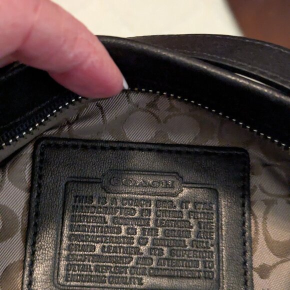 Coach Black Leather Mini Bag - Picture 10 of 11